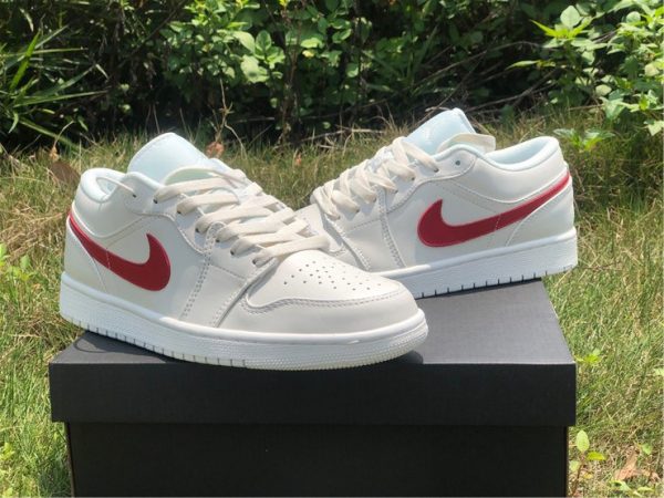 Air Jordan 1 Low Milk White Red 2020