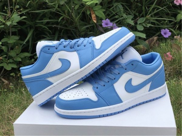 Air Jordan 1 Low UNC University Blue White