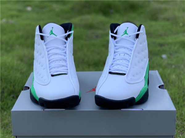 Air Jordan 13 Lucky Green front look