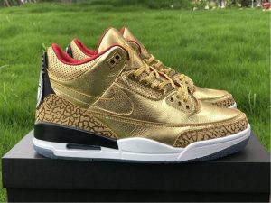 Air Jordan 3 JTH Gold Oscars