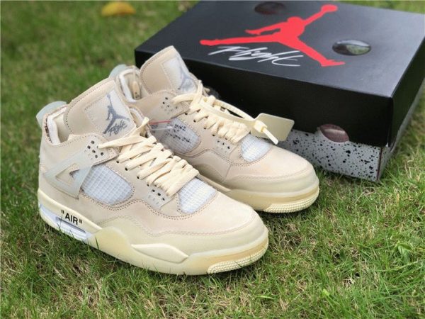 Air Jordan 4 Off-White Sail Cream