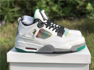 Air Jordan 4 Rasta Carnival Lucid Green