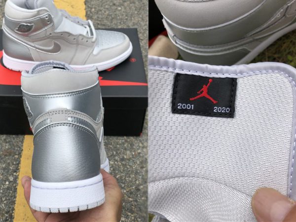 New Air Jordan 1 High OG Japan Grey detail