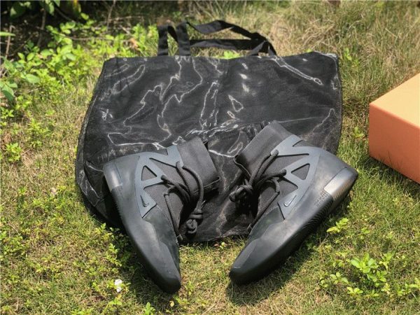 Nike Air Fear of God 1 Triple Black detail