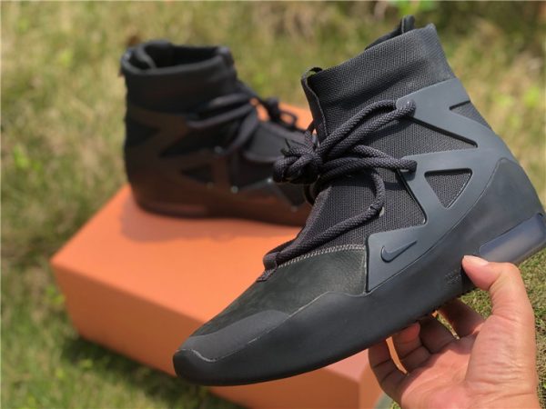 Nike Air Fear of God 1 Triple Black on hand