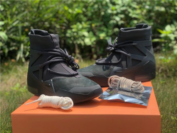 Nike Air Fear of God 1 Triple Black shoelace