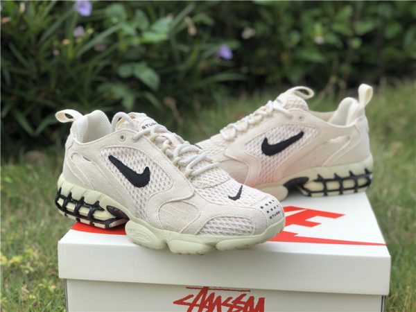 Nike Air Zoom Spiridon Cage 2 Stussy Fossil