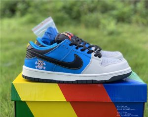 Nike SB Dunk Low x Instant Skateboards Grey Blue