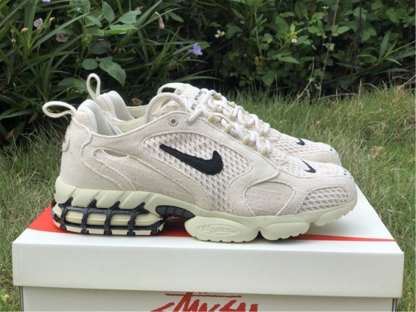 Stussy Nike Air Zoom Spiridon Cage 2 Fossil