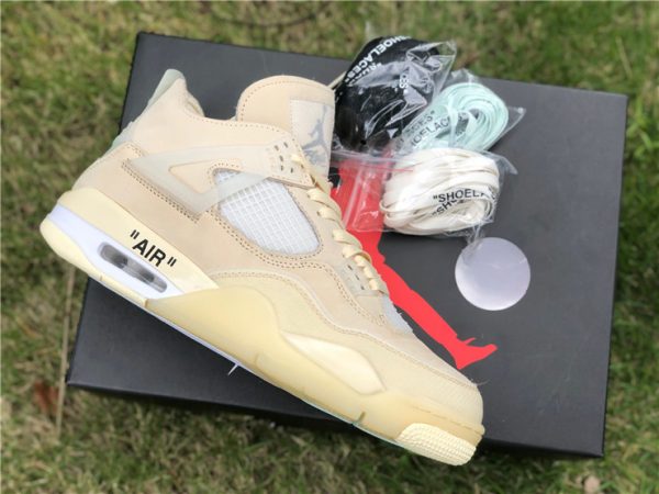 Virgil Abloh New Off-White x Air Jordan 4 shoes