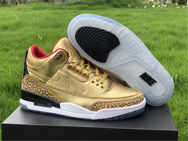 where to buy Spike Lee Air Jordan 3 JTH Gold Oscars