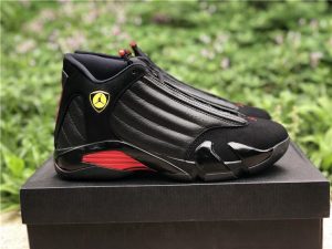 2018 Air Jordan 14 Last Shot 20th Anniversary Black Red 487471-003