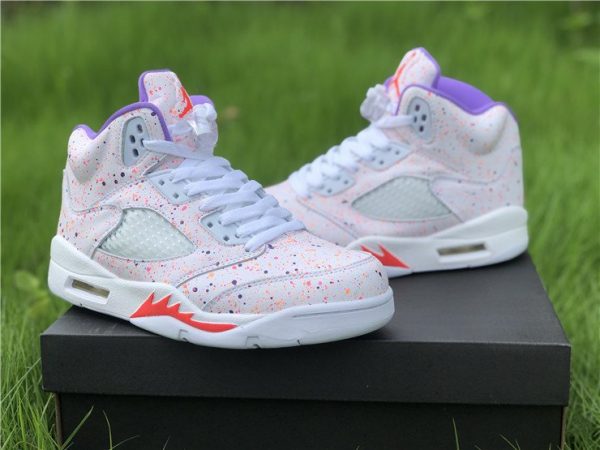 2020 Air Jordan 5 GS Easter Splatter CT1605-100 Sale