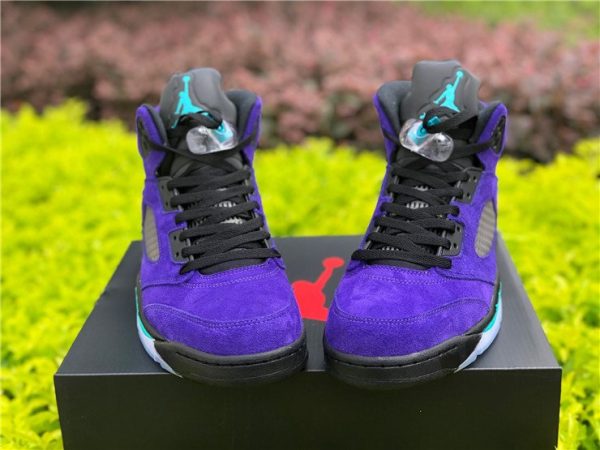 2020 Air Jordan 5 Retro Alternate Grape 136027-500 Front