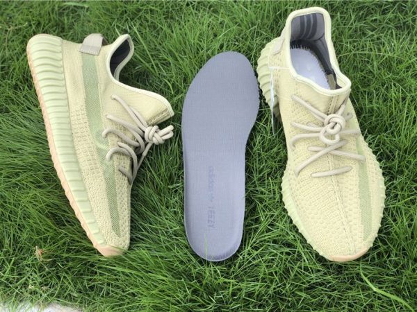 2020 adidas Yeezy Boost 350 V2 Sulfur FY5346 Green-Yellow Top