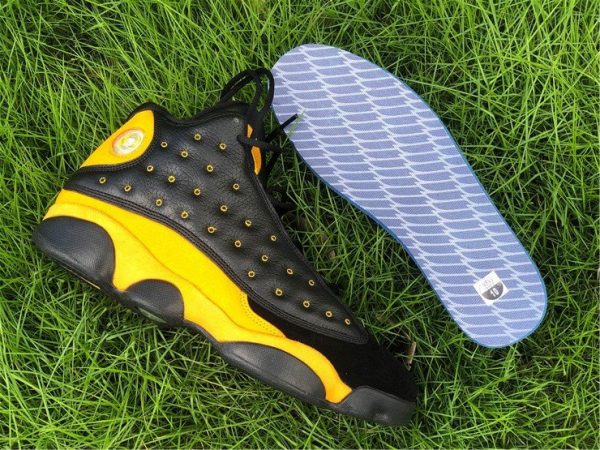 Air Jordan 13 PE Oregon Track and Field Black Yellow InSole