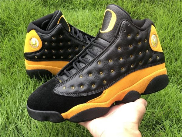 Air Jordan 13 PE Oregon Track and Field Black Yellow On-hand