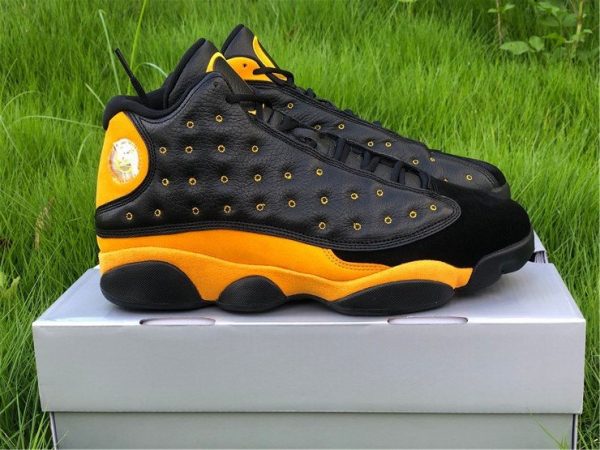 Air Jordan 13 XIII PE Oregon Track and Field Black Yellow Strike