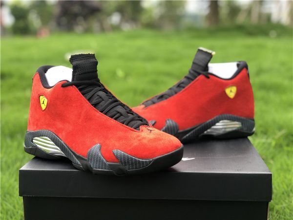 Air Jordan 14 Ferrari Varsity Red shoes to buy