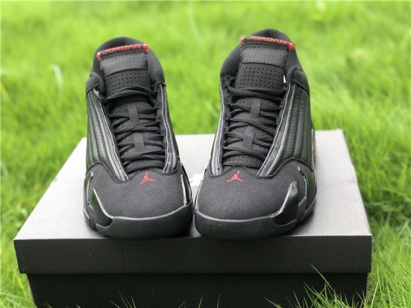 Air Jordan 14 Last Shot Black Red 487471-003 Front