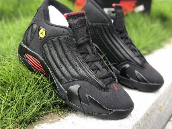 Air Jordan 14 Last Shot Black Red 487471-003 Outlet