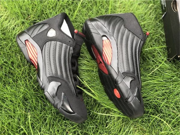 Air Jordan 14 Retro Last Shot Black Red 487471-003 Top