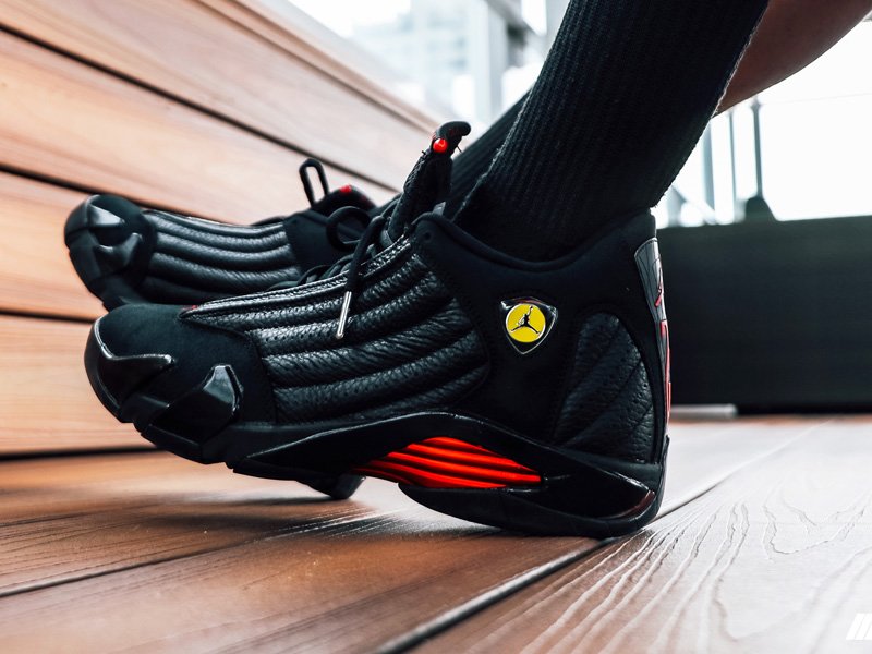 Air Jordan 14 Retro Last Shot On Feet