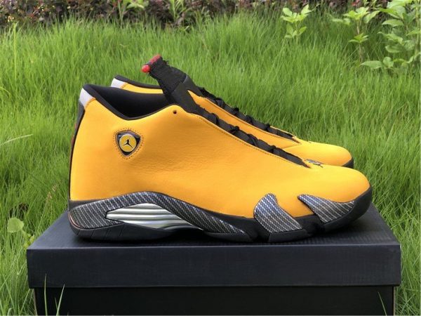 Air Jordan 14 Retro Yellow Ferrari University Gold BQ3685-706