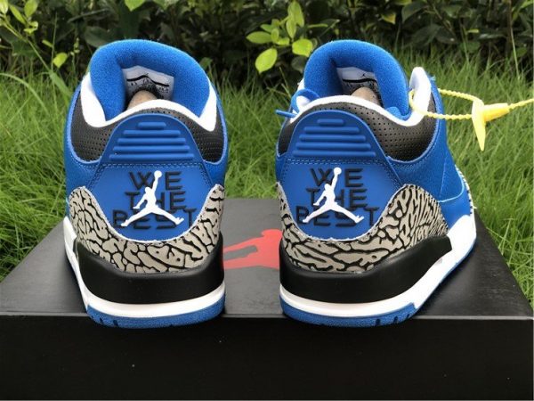 Air Jordan 3 Retro DJ Khaled Another One Blue Heel