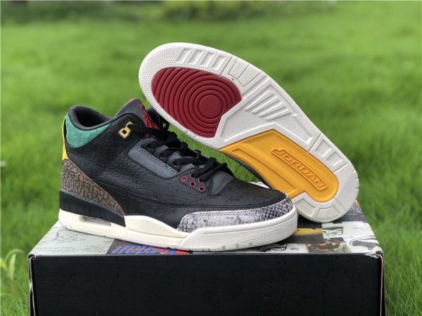 Air Jordan 3 SE Animal Instinct 2.0 Black Gorge Green CV3583-003 Sale