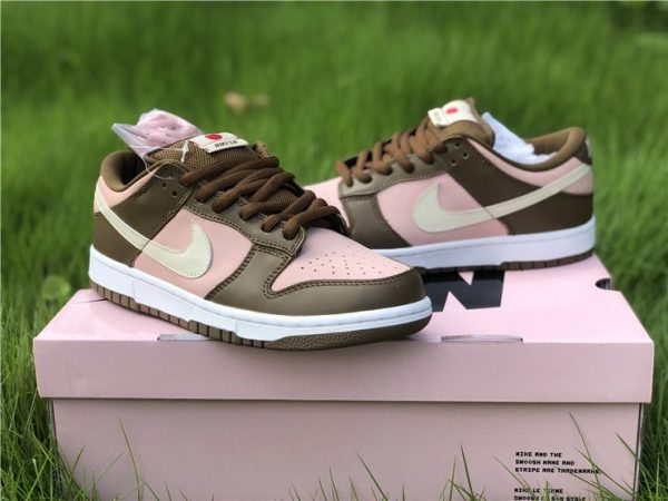 Brand New Stussy x Nike Dunk Low Pro SB Cherry Shy Pink Vanilla 304292-671