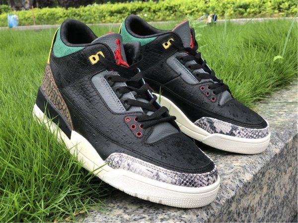 Buy Air Jordan 3 SE Animal Instinct 2.0 Black Gorge Green 2020