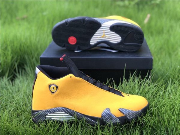 Buy Yellow Air Jordan 14 SE Reverse Ferrari University Gold