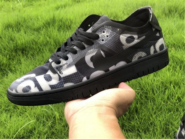 CDG x Nike Dunk Low Black CZ2675-001 On-Hand