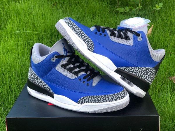 Jordan 3 Retro Varsity Royal Cement