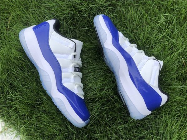 Men and Womens Air Jordan 11 Low Concord Sketch AH7860-100 Top