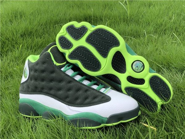 Mens Air Jordan 13 Retro Oregon Ducks PE Kelly Green