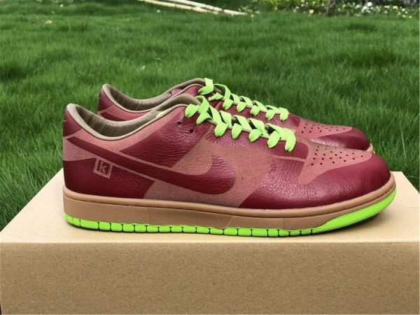 Nike Dunk Low 1-Piece Laser Varsity Red Chartreuse 311611-661