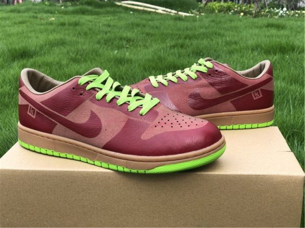 Nike Dunk Low 1-Piece Laser Varsity Red Chartreuse 311611-661 Sale