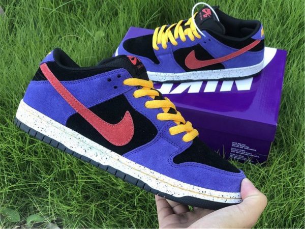 Nike SB Dunk Low ACG Terra Black Sunburst-Varsity Purple-Taxi On-hand