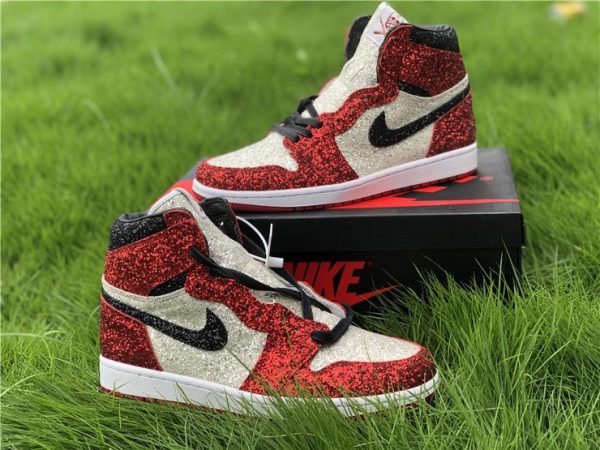 Online The Shoe Surgeon x Air Jordan 1 North Pole Custom Bred Shoes