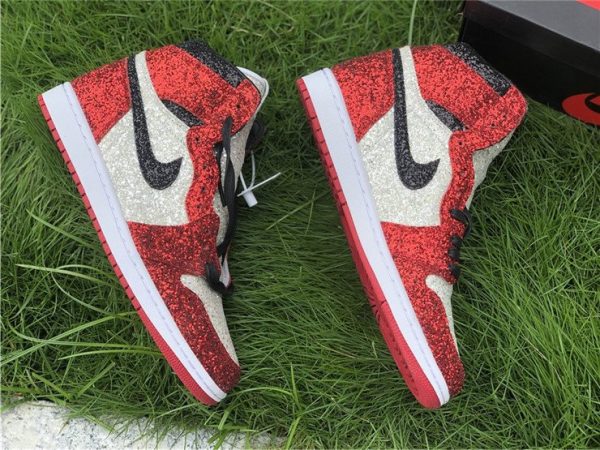 The Shoe Surgeon x Air Jordan 1 North Pole Custom Bred Top