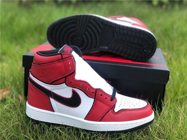 2020 Air Jordan 1 High OG Bloodline 2.0 Red White Black On Sale