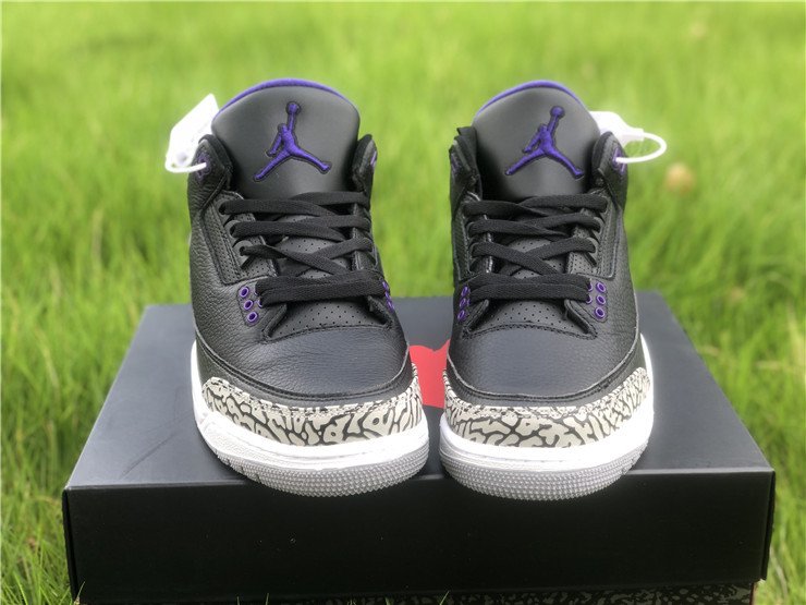 2020 Air Jordan 3 Court Purple CT8532-050 Front