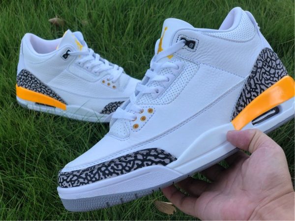 2020 Air Jordan 3 Laser Orange on hand