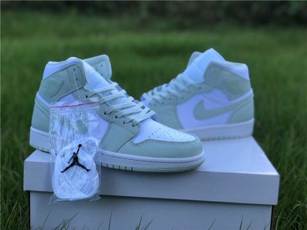 Air Jordan 1 Mid Spruce Aura for sale