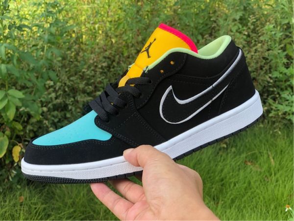 Air Jordan 1 Multi-Color Black Aurora Green on hand