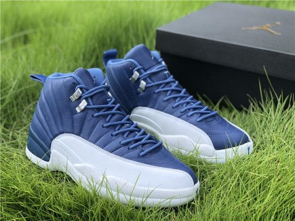 Air Jordan 12 Indigo Stone Blue 130690-404 On Sale