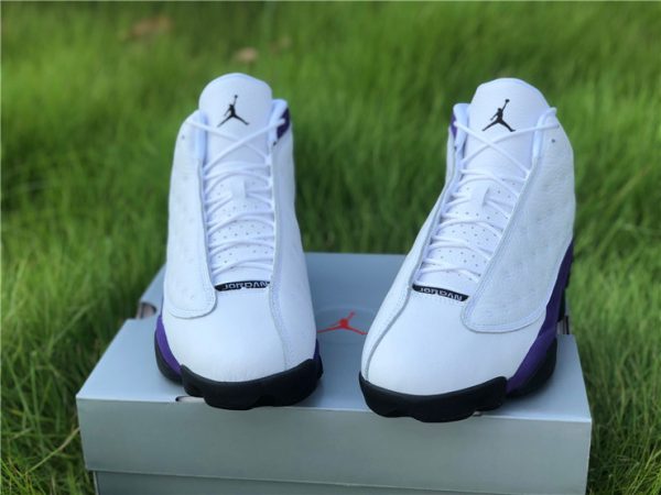 Air Jordan 13 Los Angeles Lakers black mudguard