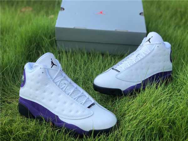 Air Jordan 13 Los Angeles Lakers white